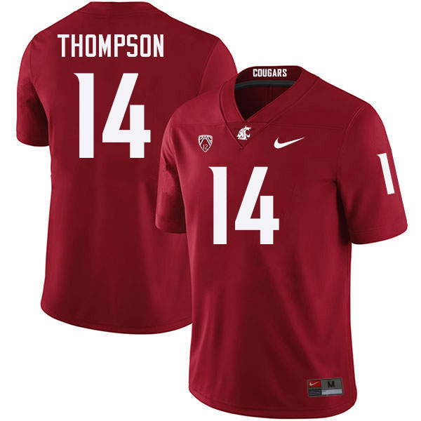 Jack Thompson WSU Cougars Jersey.Washington State Cougars #14 Jack Thompson Jersey Youth-Crimson